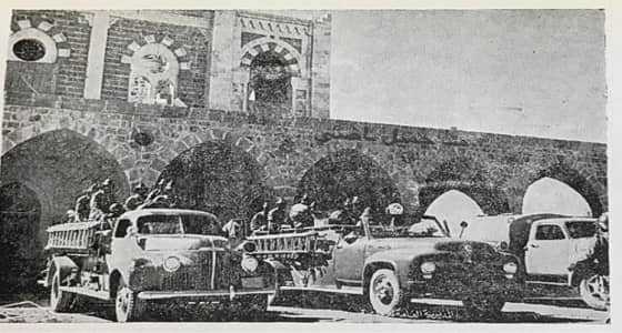 صورة نادرة للدفاع المدني بالرياض بداية إنشائه