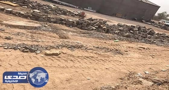 إزالة تعدي على أرض حكومية بمساحة ربع مليون متر بالمدينة المنورة
