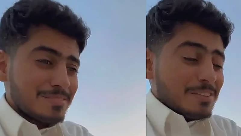 عز الشيباني يبكي أمام قبر والدته حاملاً البشت: ولدك عريس يا أمه .. فيديو