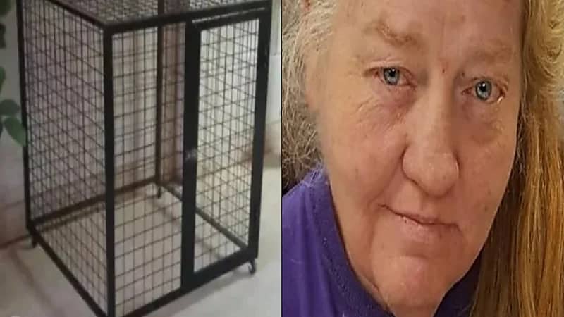 سيدة تحبس شقيقتها الكبرى في قفص مع الثعابين