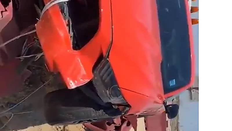 مواطن يتعرض لحادث سير بعد ما كشف عن راتبه ونوع سيارته .. فيديو