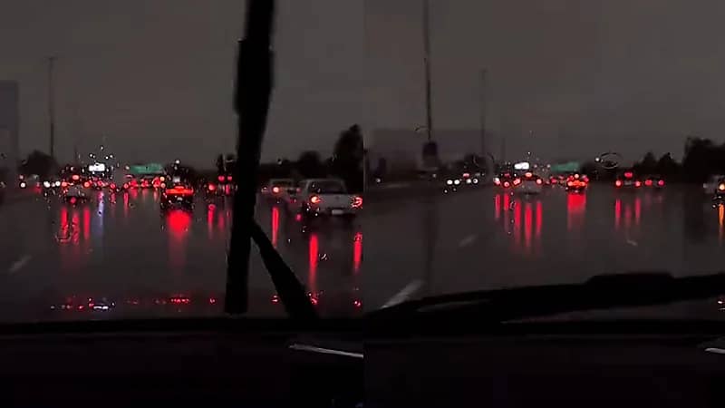 سحابة سوداء تحجب الضوء عن دبي في الثانية ظهرًا .. فيديو