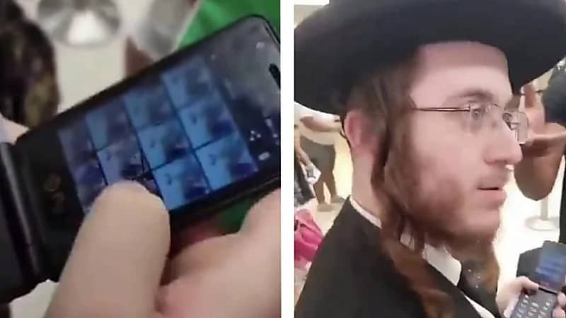 رجل يثير الغضب بتصوير فتيات قاصرات في مطار نيويورك .. فيديو