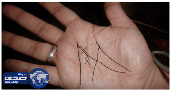 هذا مايعنيه حرف  " X " الذي يظهر على راحة يدك