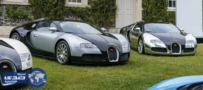 بالصور..  سيارات بوجاتي بقوة 9.404 حصان يتجمع في جودوود