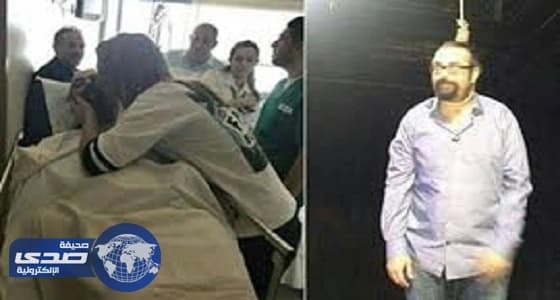 بالصور .. مذيع يشنق نفسه على الهواء