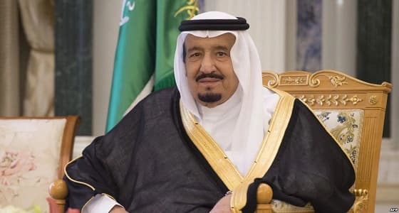 صورة عفوية لخادم الحرمين الشريفين مع أحفاده