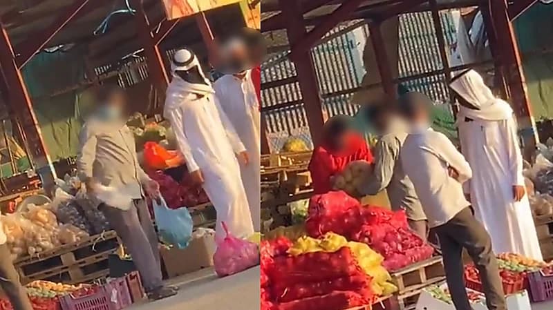 فيديو.. رجل يرتدي النقاب أثناء تسوقه يثير الجدل