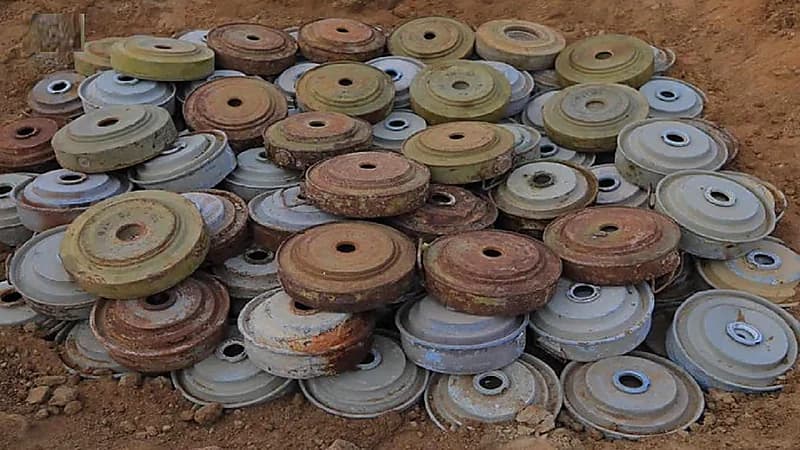 نزع 1.339 لغمًا في الأراضي اليمنية عبر مشروع مسام خلال أسبوع