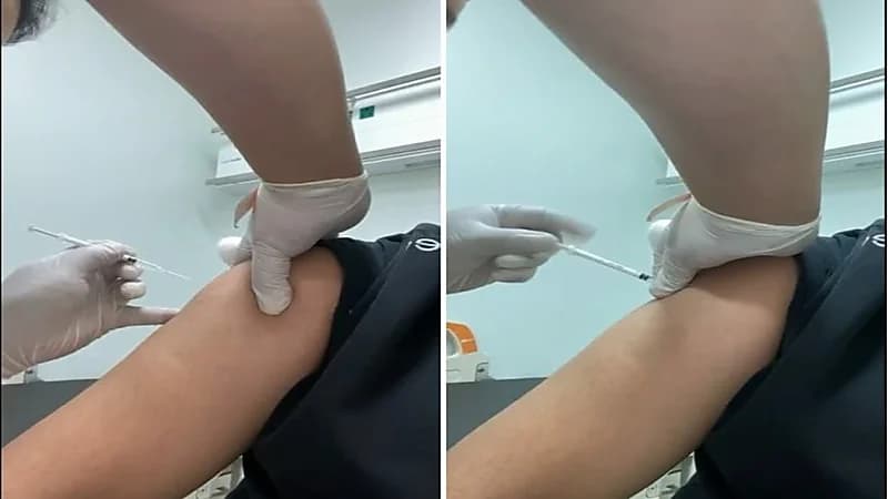 شاهد..خداع ممرض لشاب طلب منه توثيق لحظة تلقيه لقاح كورونا 