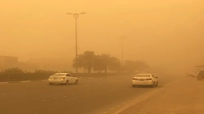 "الأرصاد": عوائق ترابية على منطقة المدينة المنورة