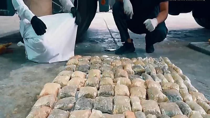 بالفيديو.. إحباط 6 محاولات لتهريب أكثر من 1.1 مليون حبة كبتاجون بمنفذ الحديثة