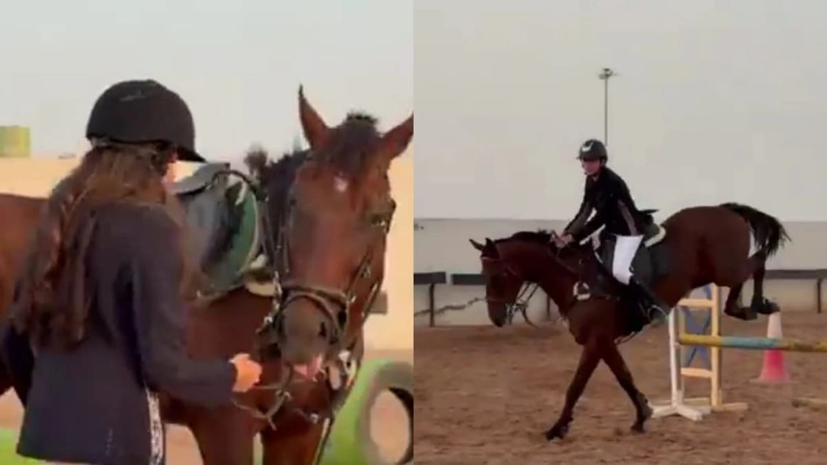 التوأم دانا وجوانا:شغف الفروسية منذ الطفولة وطموح عالمي لرفع راية المملكة .. فيديو