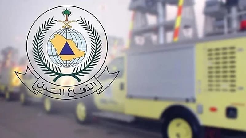 مدني الطائف يباشر حريقًا في أشجار وأعشاب بمنطقة جبلية