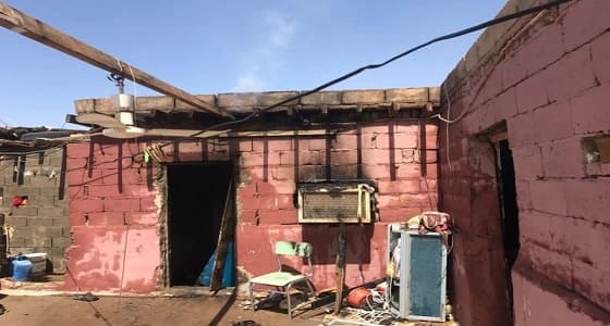 إصابة 4 أشخاص إثر حريق بأحد المنازل بالمدينة