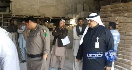 ضبط 36 مخالفة خلال حملة تفتيشية لوزارة العمل بصناعية النسيم بالرياض (صور)