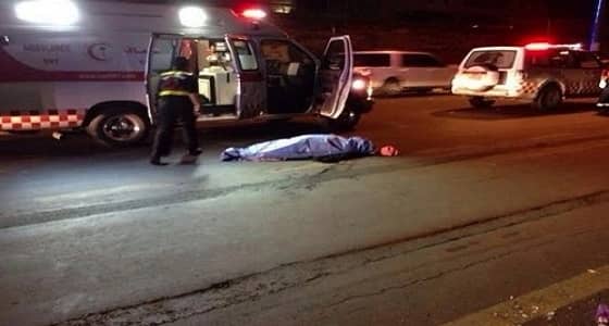 دهس شخص بطريق مكة القديم.. والسبب