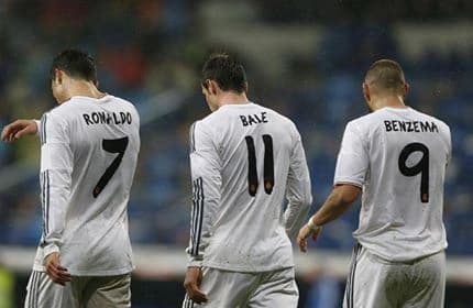ثلاثي هجوم ريال مدريد يسجلون معا لأول مرة منذ 679 يوما