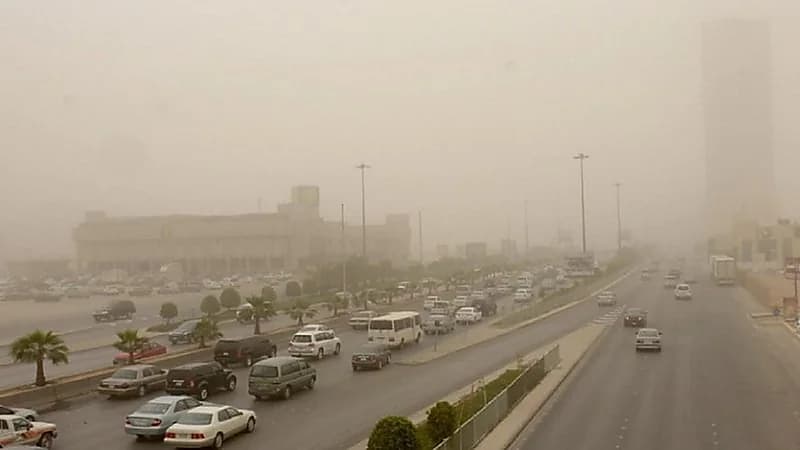 "العلميات الأمنية" يحذر من الرياح والغبار على أجزاء بمنطقة الرياض