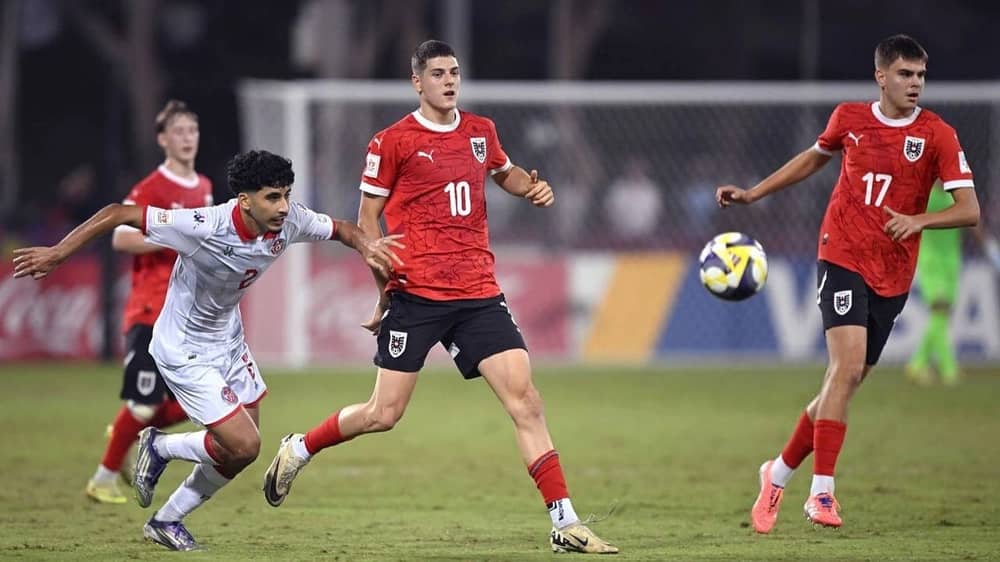 منتخب تونس تحت 17 عامًا يودع المونديال بعد خسارته أمام النمسا