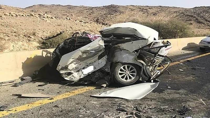 حادث سير ينهي حياة 5 أشخاص من أسرة هندية في بيشة