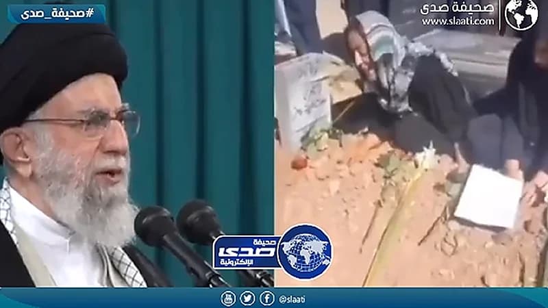 بالفيديو .. خامنئي بوجهين يبكي على قتلى سوريا وفلسطين ويذبح اليوم شعبه
