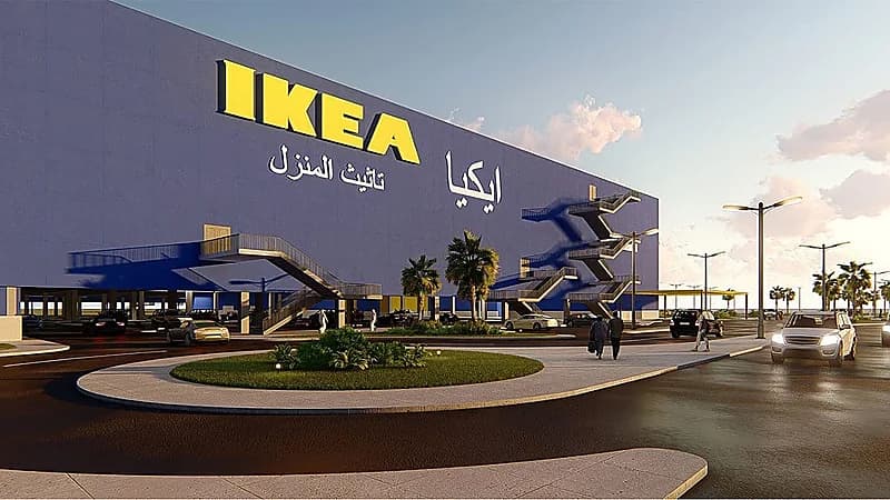 التجهيزات النهائية لأول فروع ايكيا في المدينة المنورة .. صور