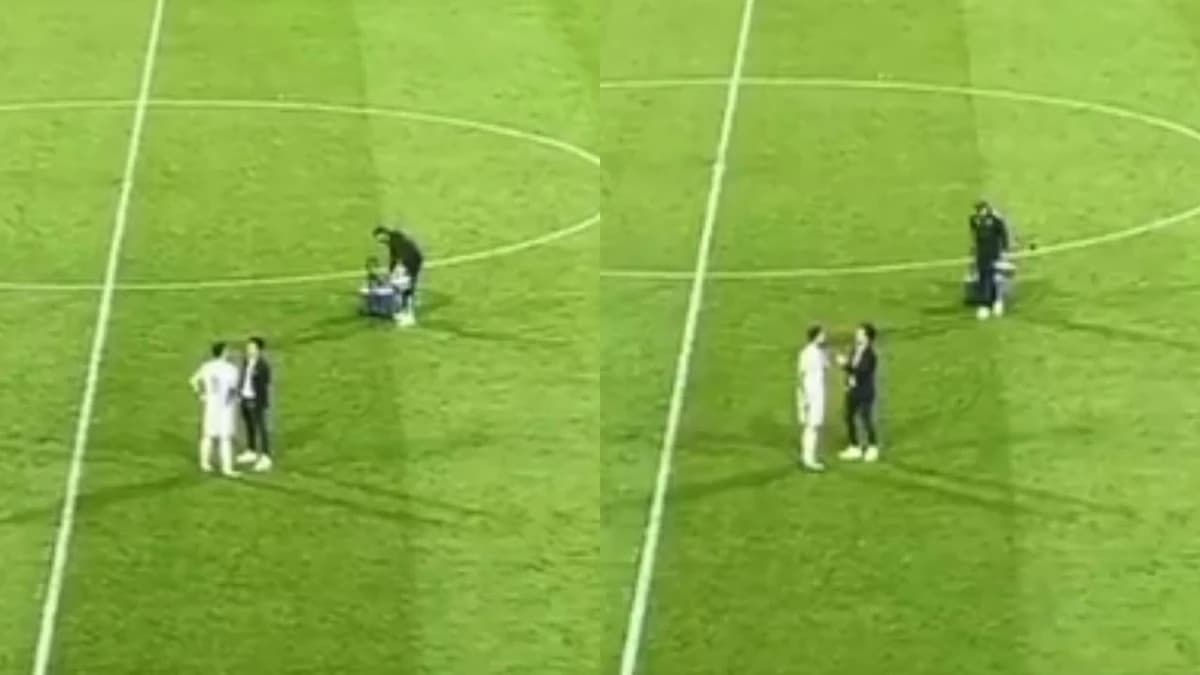 لقطة ودية تجمع نيفيز بمدرب النجمة بعد فوز الهلال .. فيديو