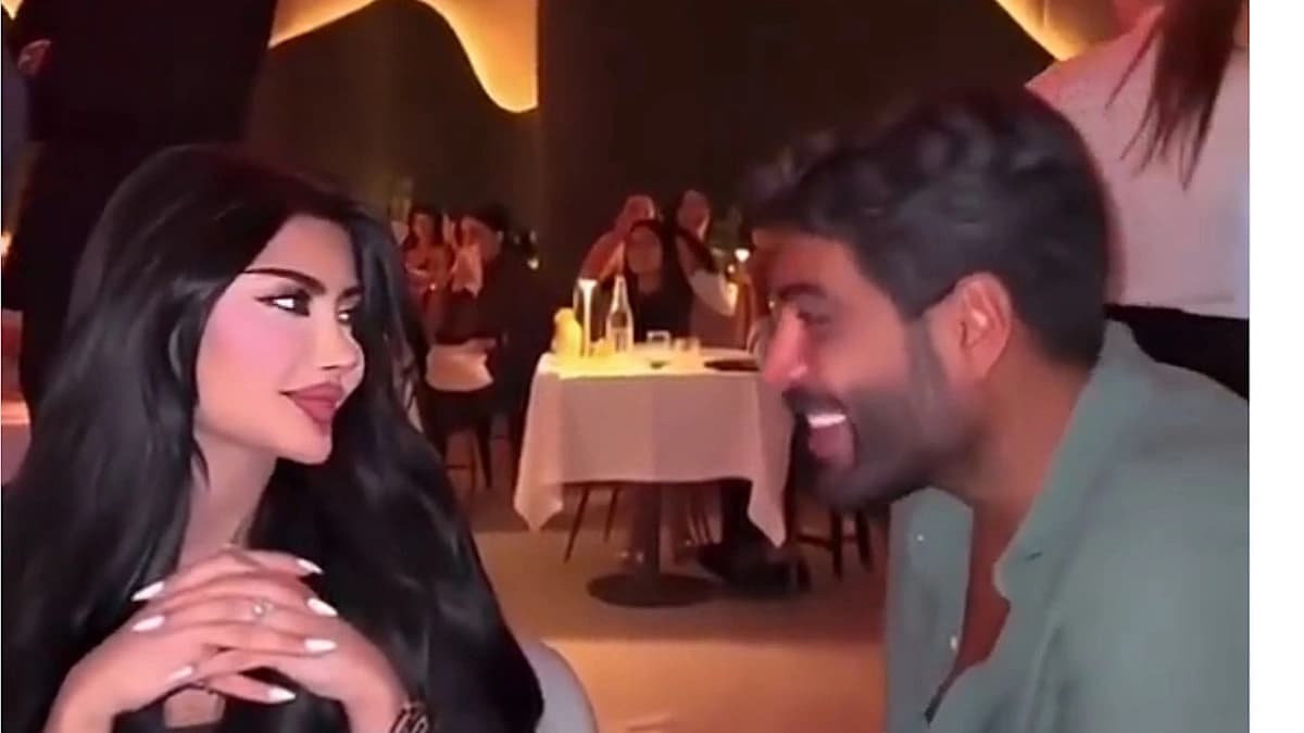 عشاء رومانسي يجمع ملكة كابلي و أحمد السالم لعيون قموري .. فيديو