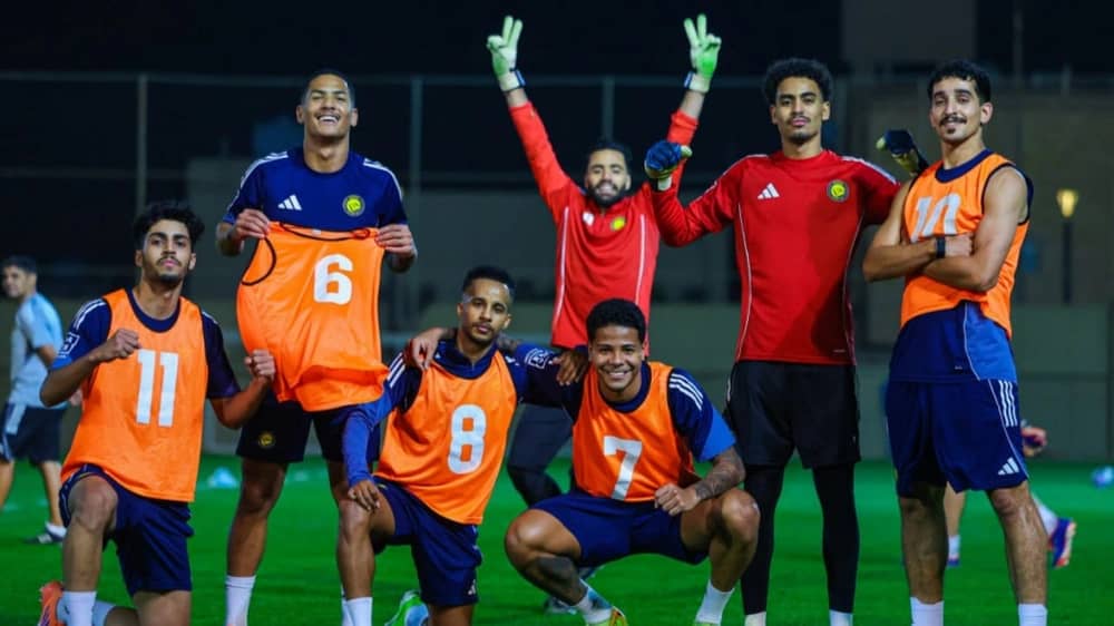 النصر يودع ملعب الرمز ويبدأ تدريباته على ملاعب جامعة الملك سعود