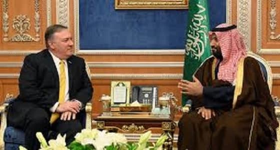 بومبيو يهاتف ولي العهد لبحث تعزيز الأمن البحري بالخليج